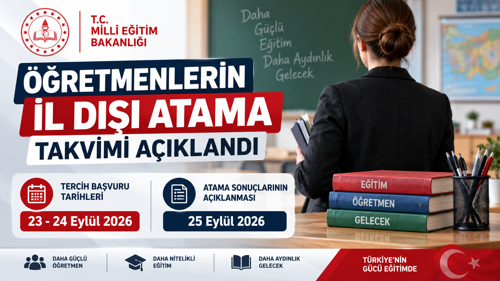 Öğretmenlerin Yer Değiştirme Tercih ve Atama Tarihleri Açıklandı